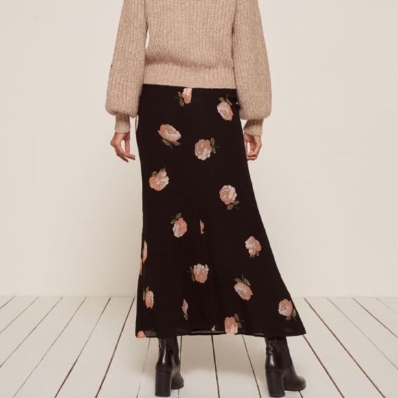 Reformation Mandy skirt with floral print - Picture 2 of 6